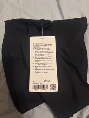 lululemon Align High-Rise Pant 25" in Black